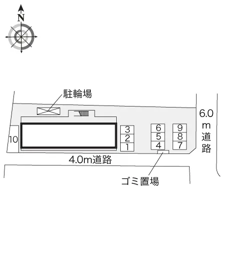 ★手数料０円★堺市東区日置荘原寺町　月極駐車場（LP）